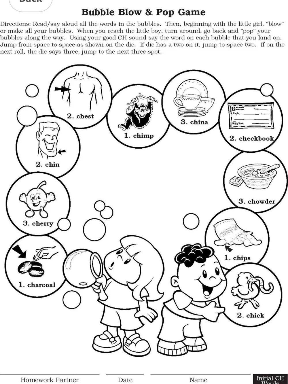 Bubble Pop Game Sheets For Language & 16 Articulation Sounds Speech Therapy